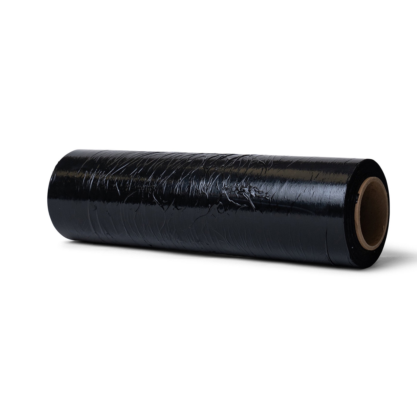 Black stretch film roll for pallet wrapping